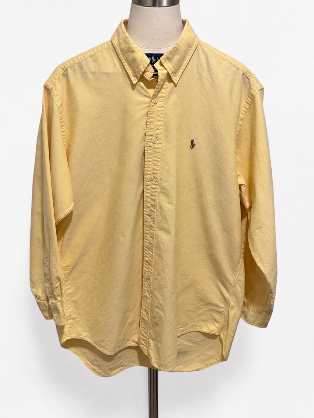 Polo Ralph Lauren Yarmouth Yellow Oxford Shirt 15 32